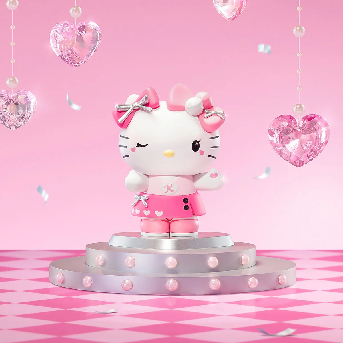 HELLO KITTY AND FRIENDS Pink Party Series Figures