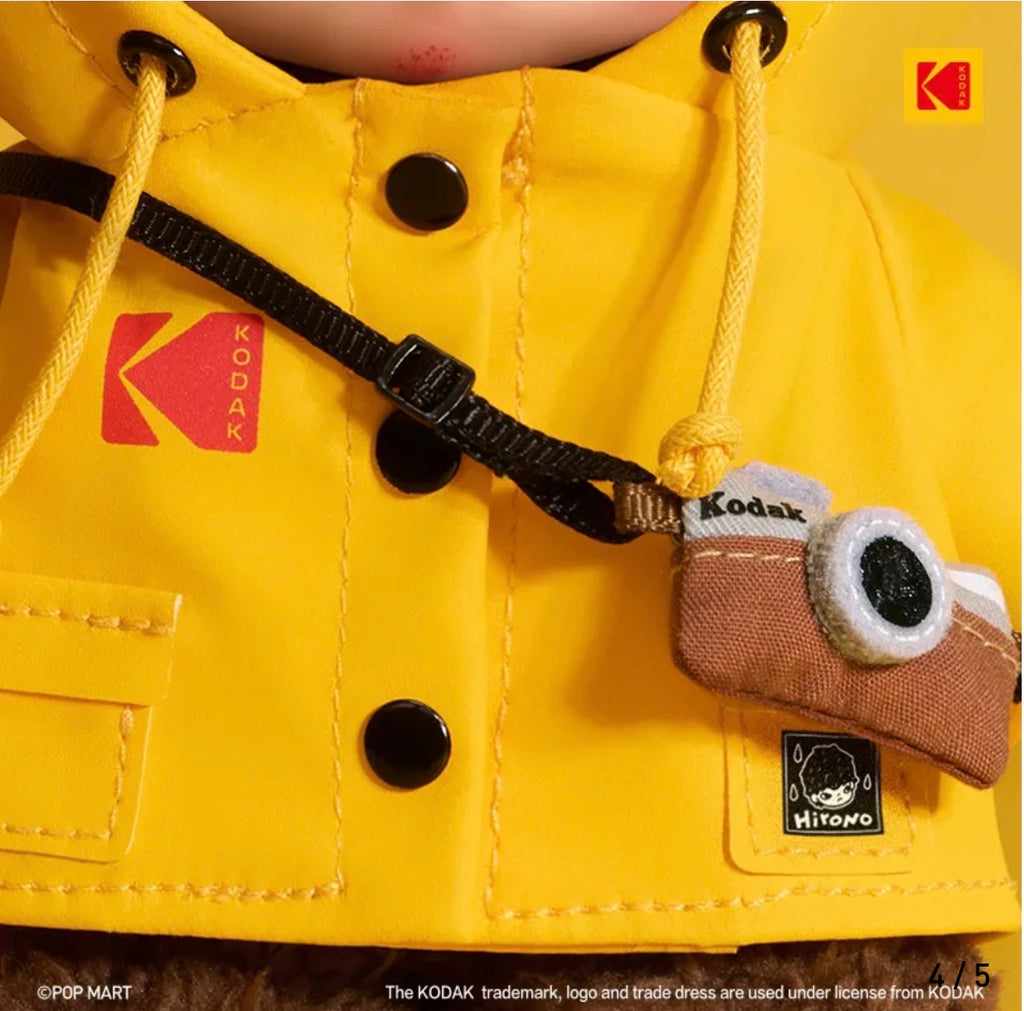 Hirono × Kodak Click Bear Plush Doll Pendant