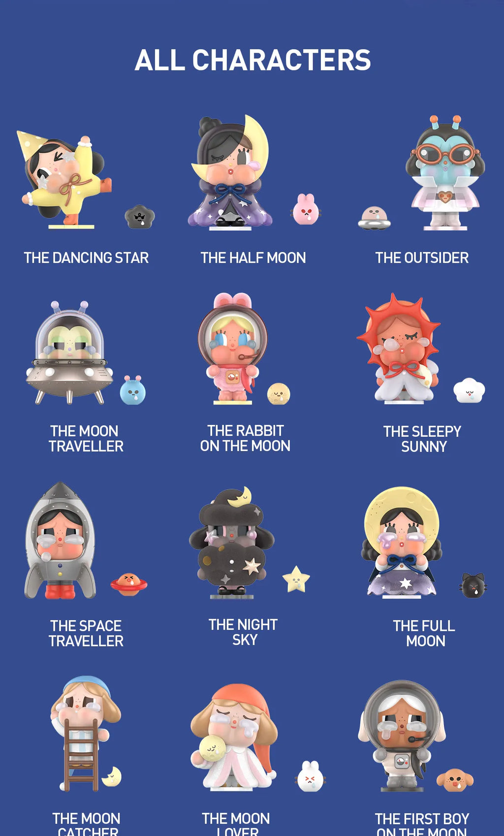 CRYBABY CRYING TO THE MOON SERIES FIGURES