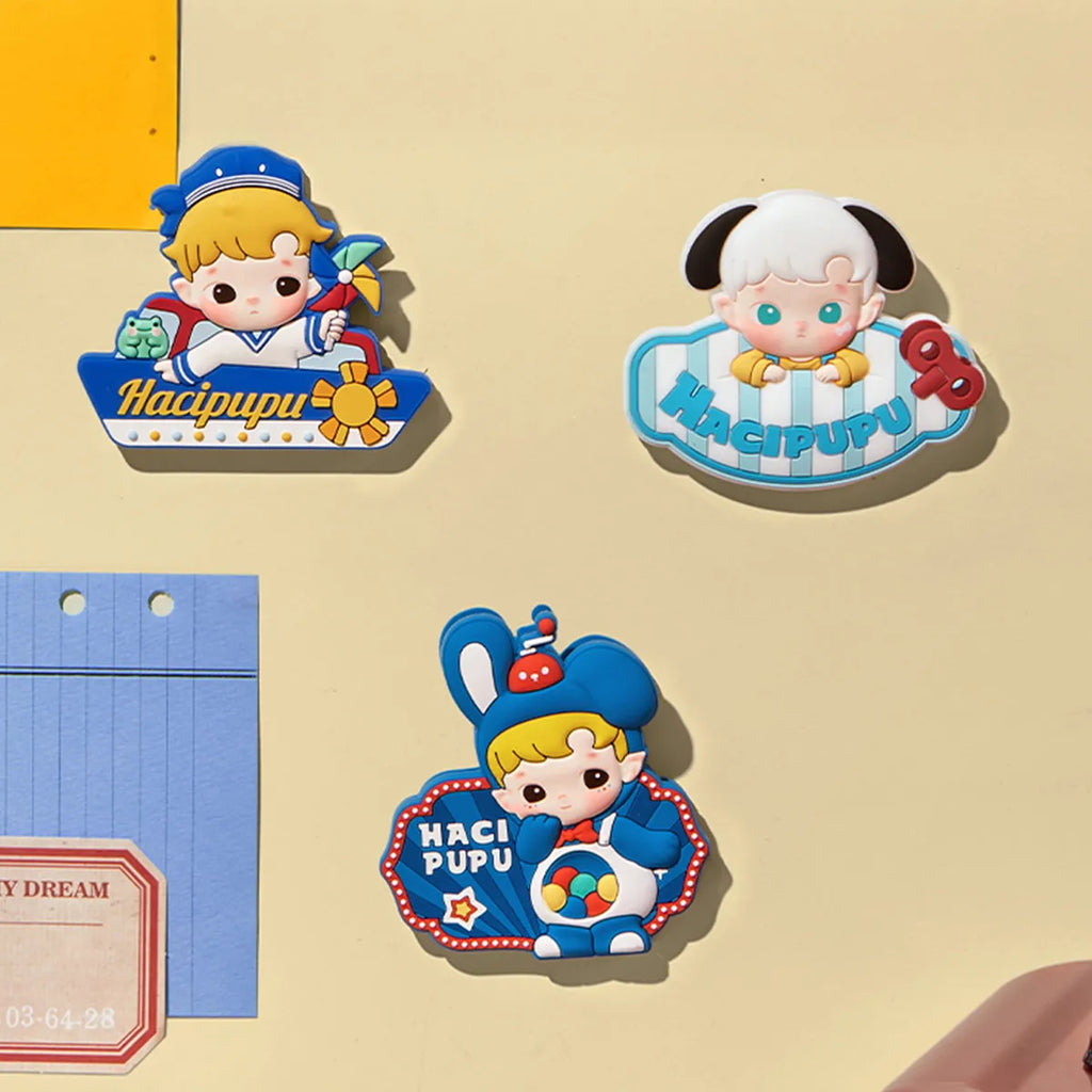 HACIPUPU Rolling Time Machine Series-Fridge Magnet Silicone Clip Blind Box