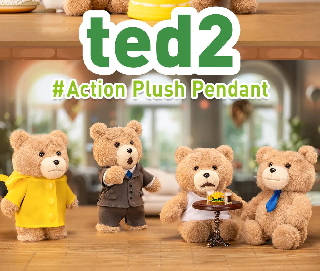 Ted2 Teddy Bear Action Plush Pendant