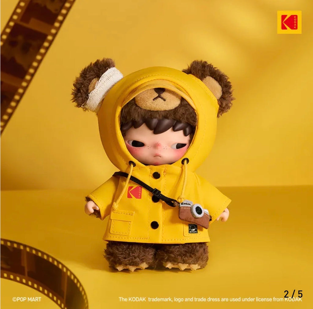 Hirono × Kodak Click Bear Plush Doll Pendant