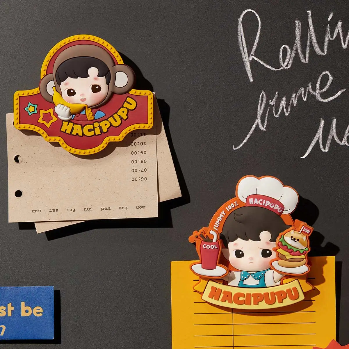 HACIPUPU Rolling Time Machine Series-Fridge Magnet Silicone Clip Blind Box