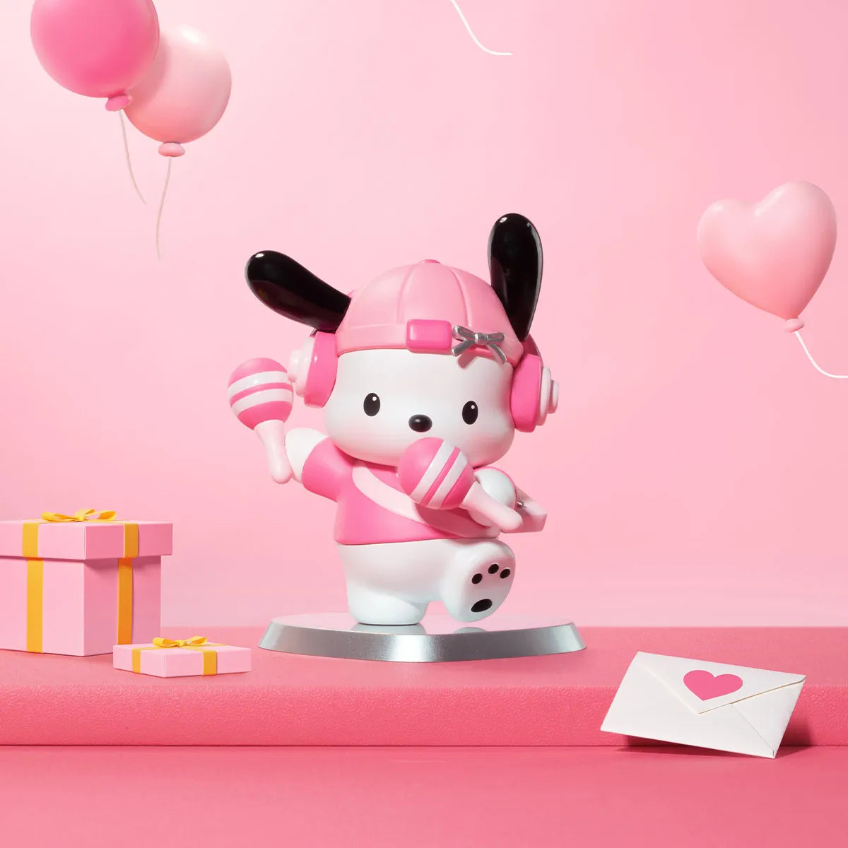 HELLO KITTY AND FRIENDS Pink Party Series Figures