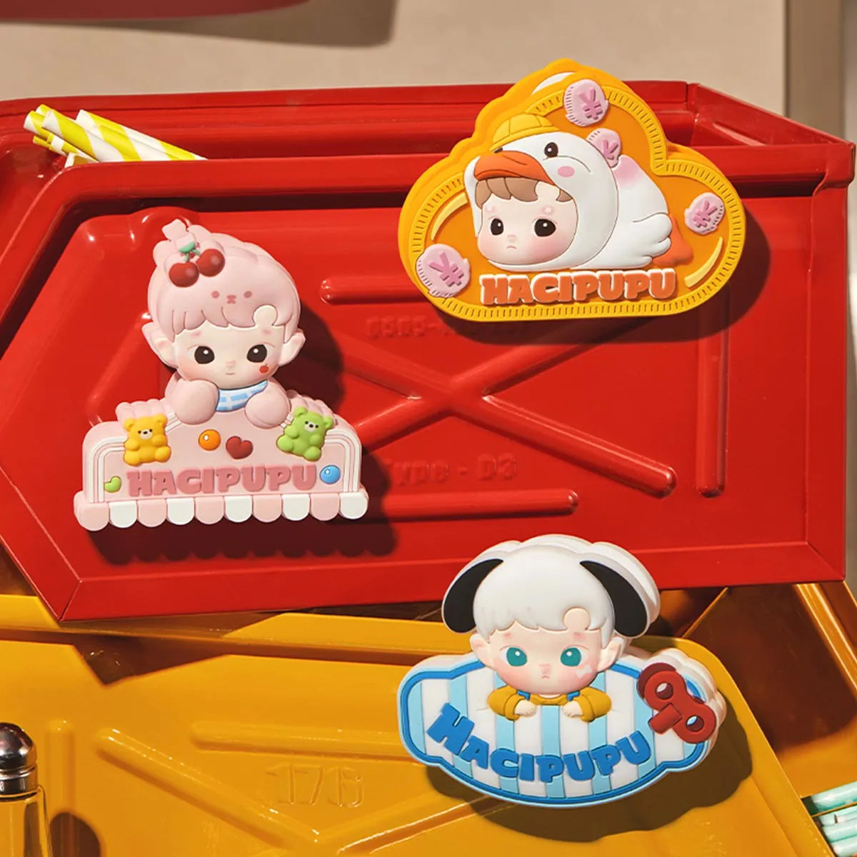 HACIPUPU Rolling Time Machine Series-Fridge Magnet Silicone Clip Blind Box